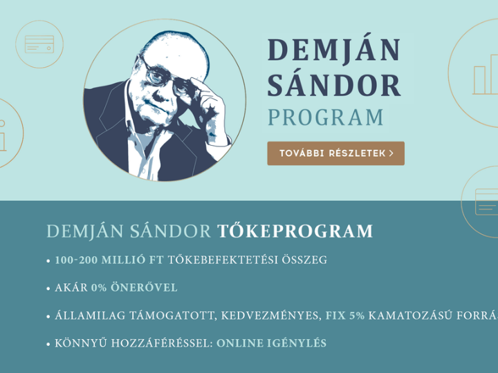 Letölthető a rendezvény prezentációja: Online tájékoztató a Demján Sándor Tőkeprogramról