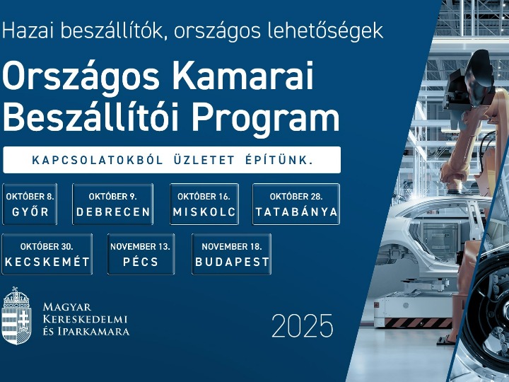 Országos Kamarai Beszállítói Program - Tatabánya, 2025. október 28.